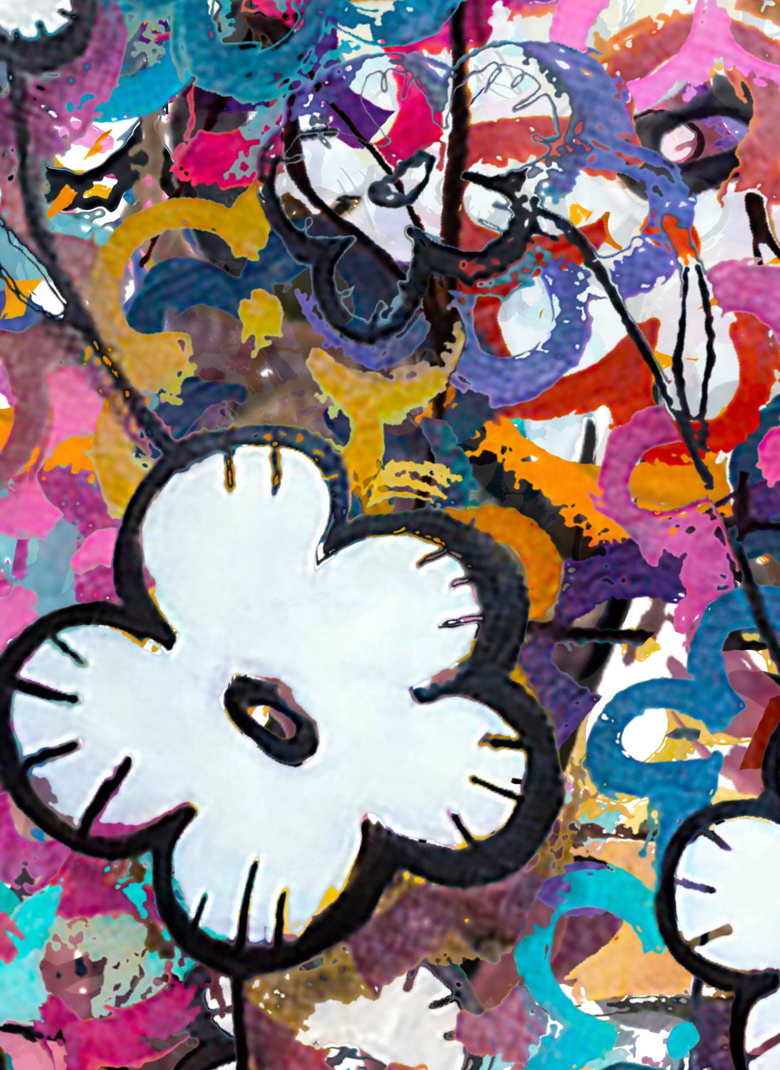 'Confetti Flowers', Print - Taylor Clinton