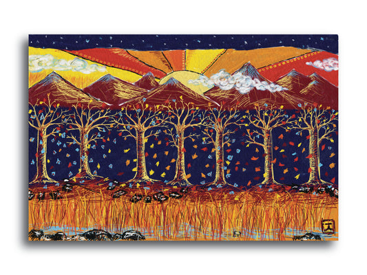 'Fall Sunset' Print - by Taylor Clinton