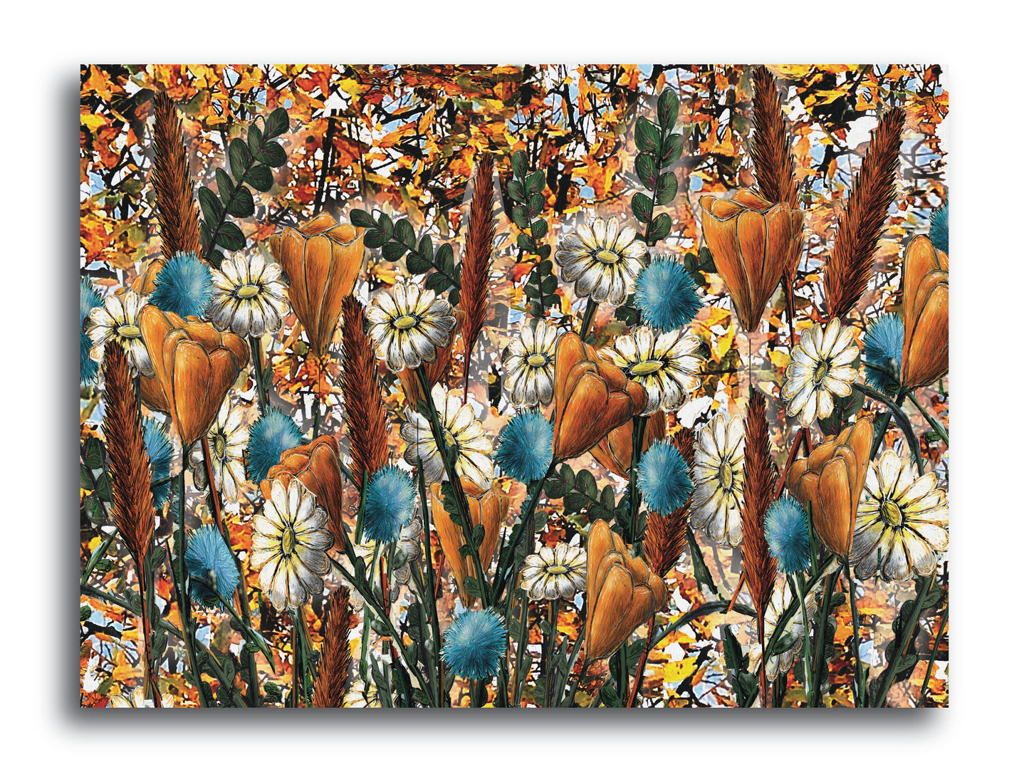 'Pollack Flowers' Print - by Taylor Clinton