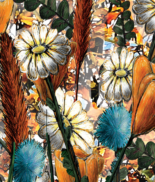 'Pollack Flowers' Print - by Taylor Clinton