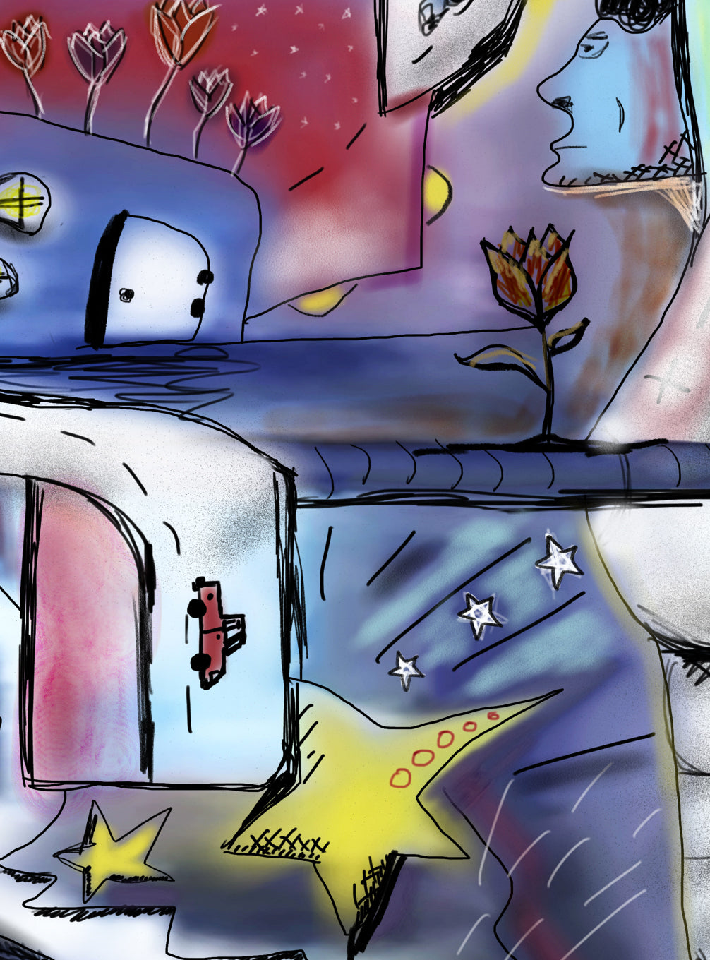 'It's A Strange World' Print - by Taylor Clinton