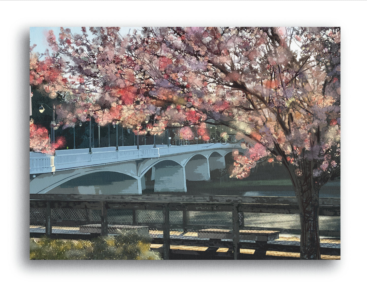 'Blooming Bridge' Print - by Taylor Clinton
