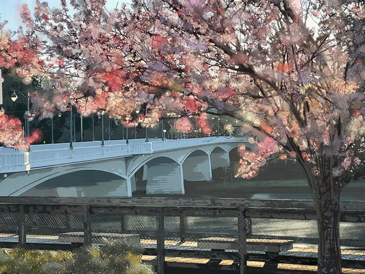 'Blooming Bridge' Print - by Taylor Clinton