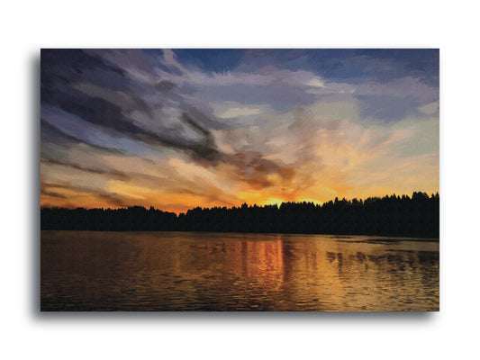 'Capitol Lake Sunset' Print - by Taylor Clinton