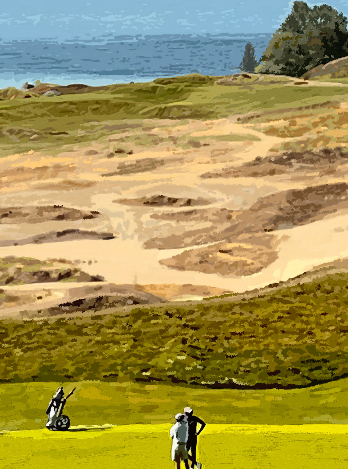 'Chambers Bay' Print - by Taylor Clinton