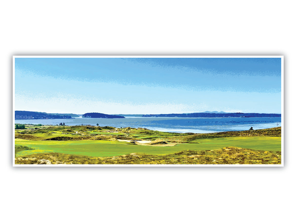 'Chambers Bay Panoramic' Print - by Taylor Clinton
