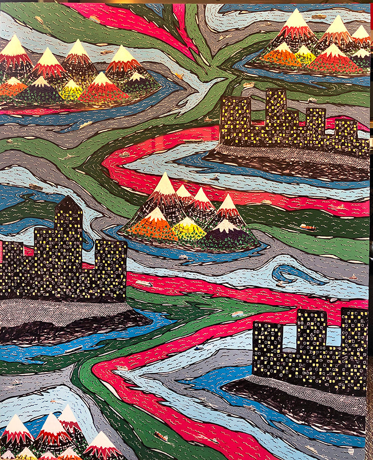 'Channels (Pink)' - by Taylor Clinton