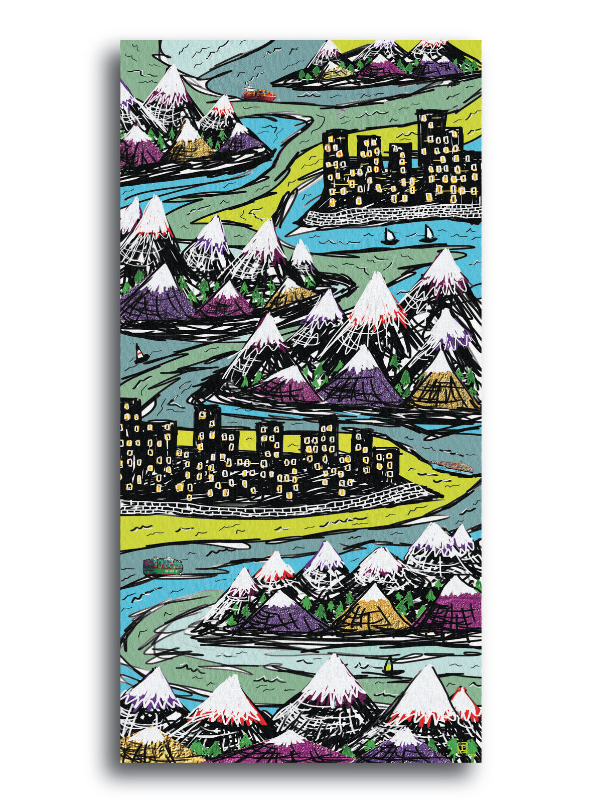 'Sea City' Print - by Taylor Clinton