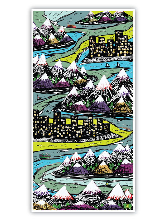 'Sea City' Print - by Taylor Clinton