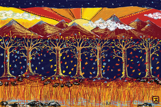 'Fall Sunset' Print - by Taylor Clinton