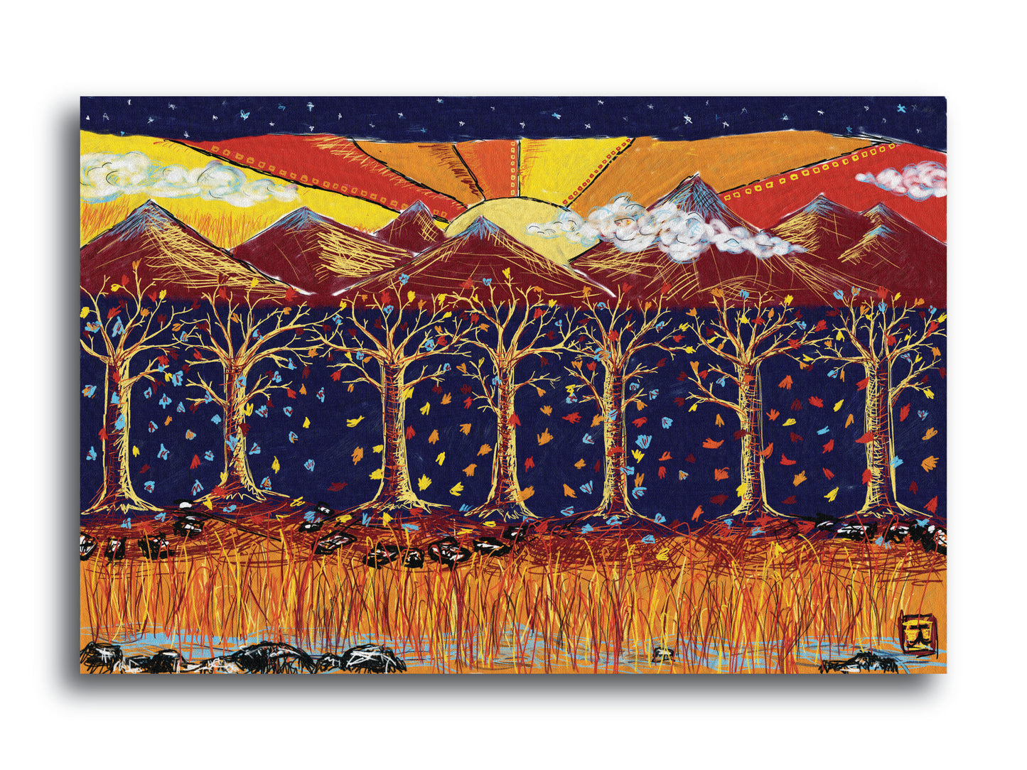 'Fall Sunset' Print - by Taylor Clinton