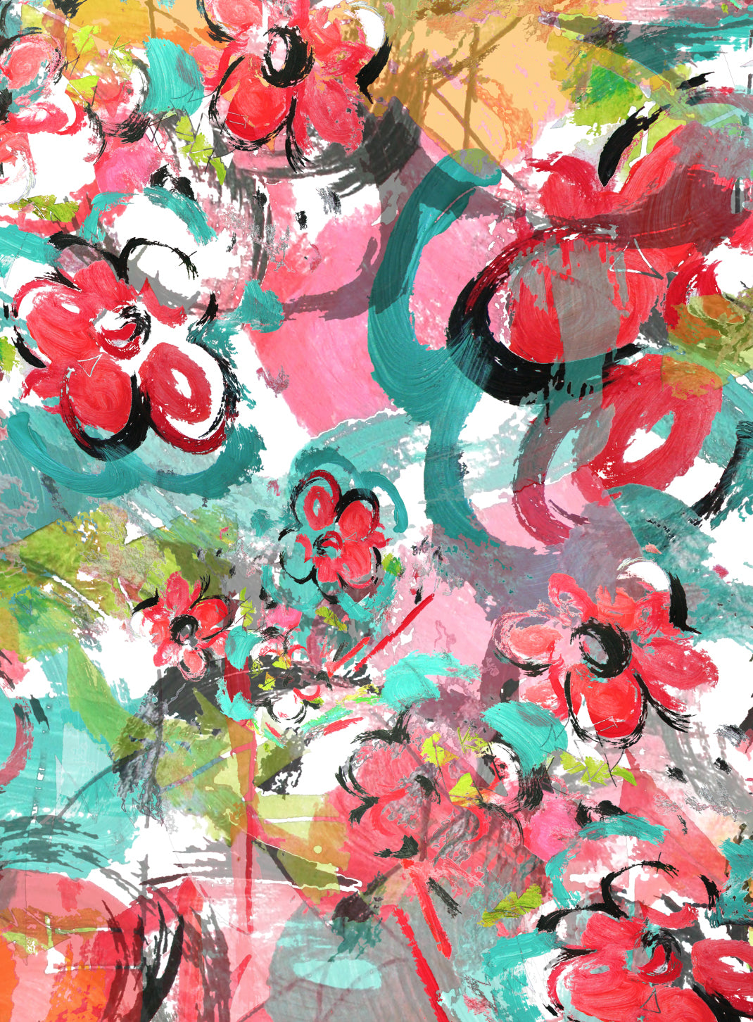 'Flower Bomb', Print - by Taylor Clinton