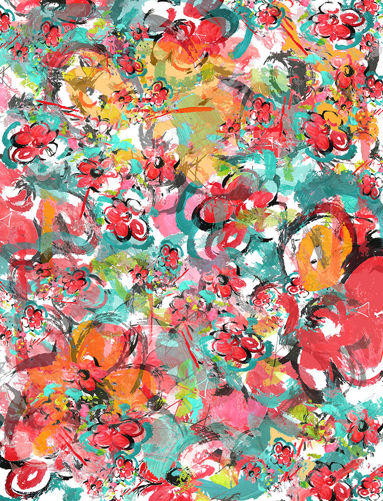 'Flower Bomb', Print - by Taylor Clinton
