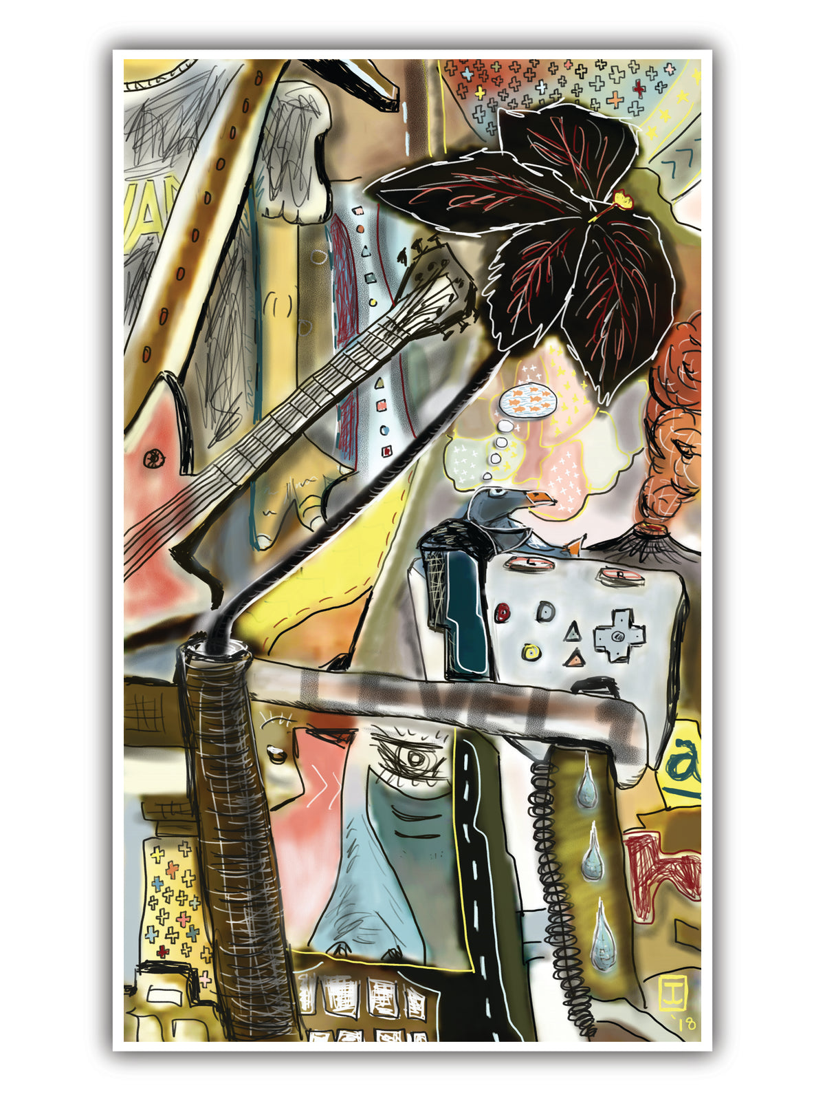 'Game God' Print - by Taylor Clinton