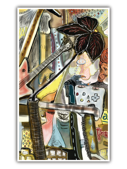 'Game God' Print - by Taylor Clinton
