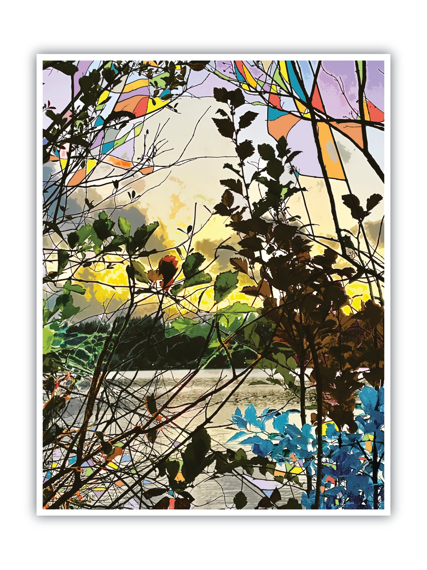 'Lake Foliage' Print - by Taylor Clinton