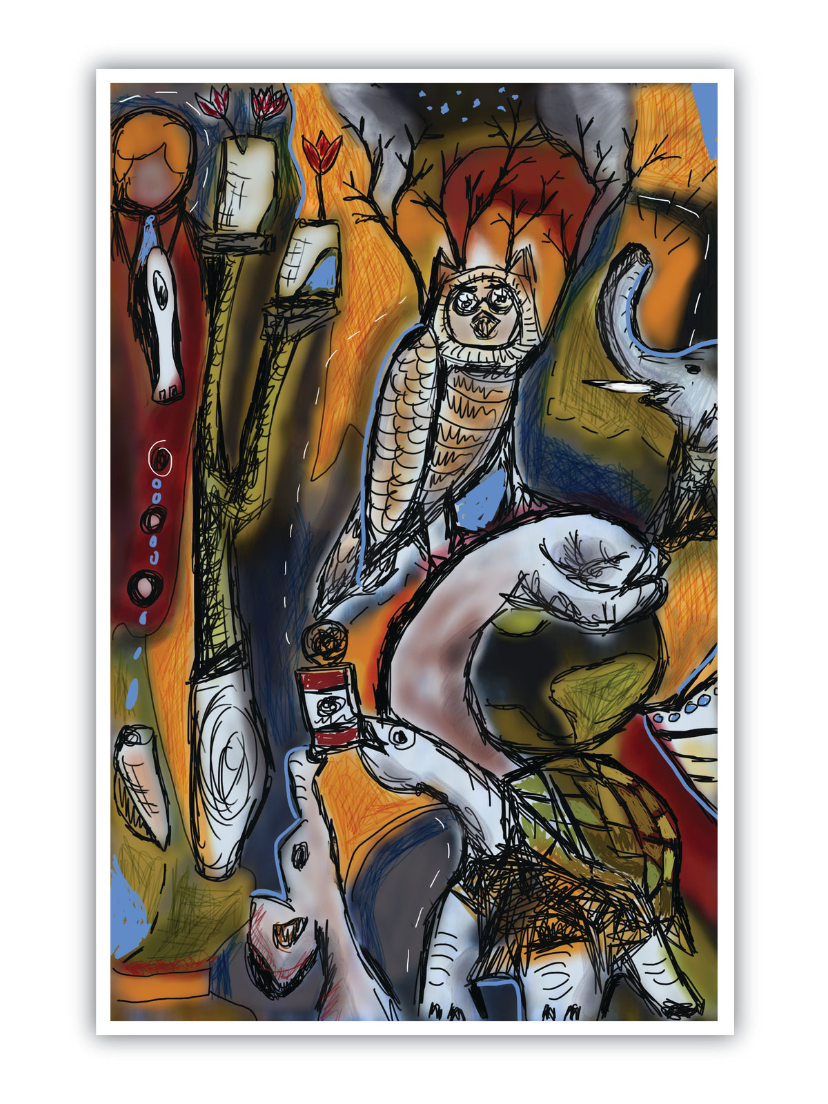 'Madd World', Print - by Taylor Clinton