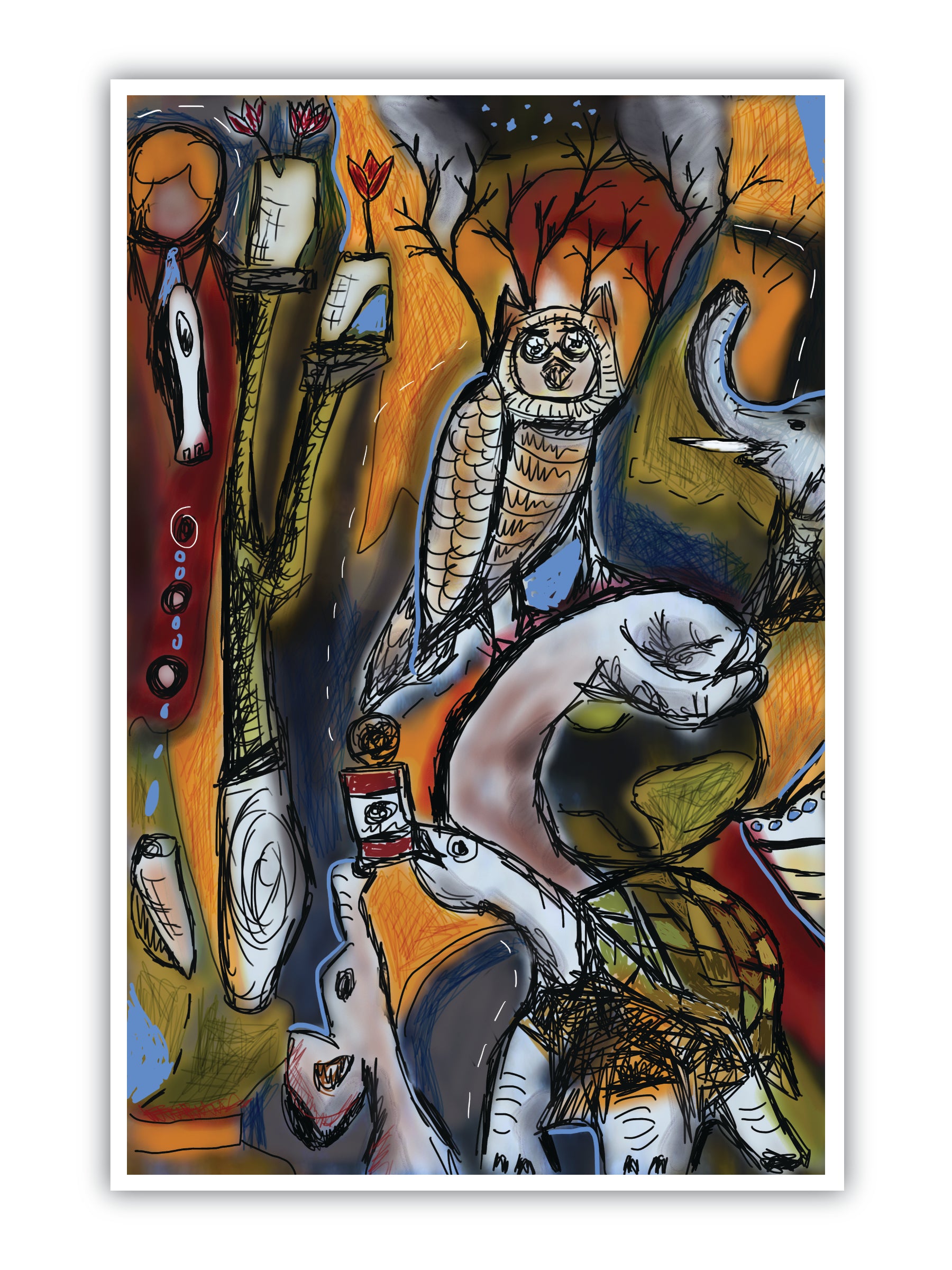 'Madd World', Print - by Taylor Clinton