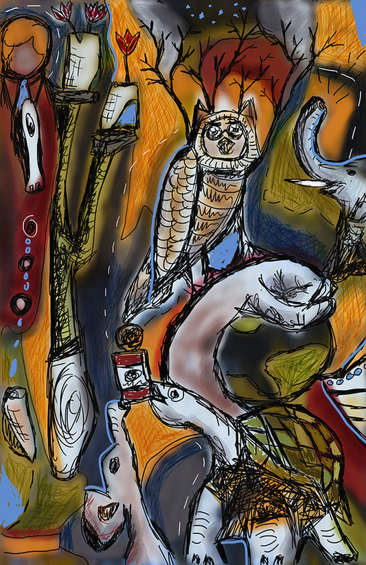 'Madd World', Print - by Taylor Clinton