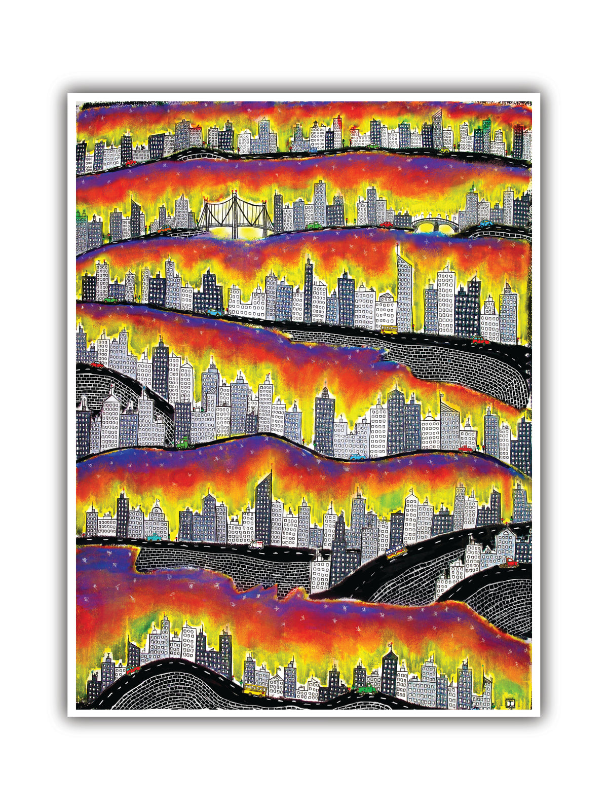 'Night Glow' Print - by Taylor Clinton