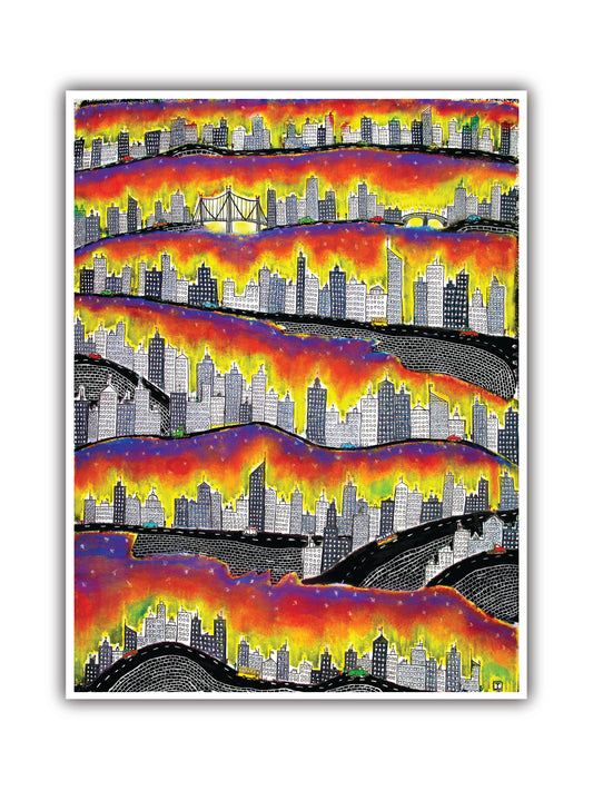 'Night Glow' Print - by Taylor Clinton