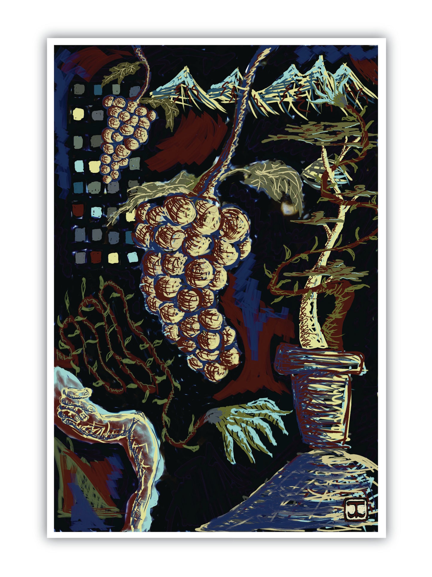 'Nightmares & Wine' Print - by Taylor Clinton