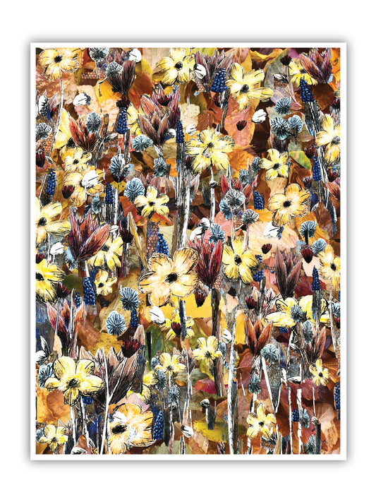 'Pastel Flowers' Print - by Taylor Clinton