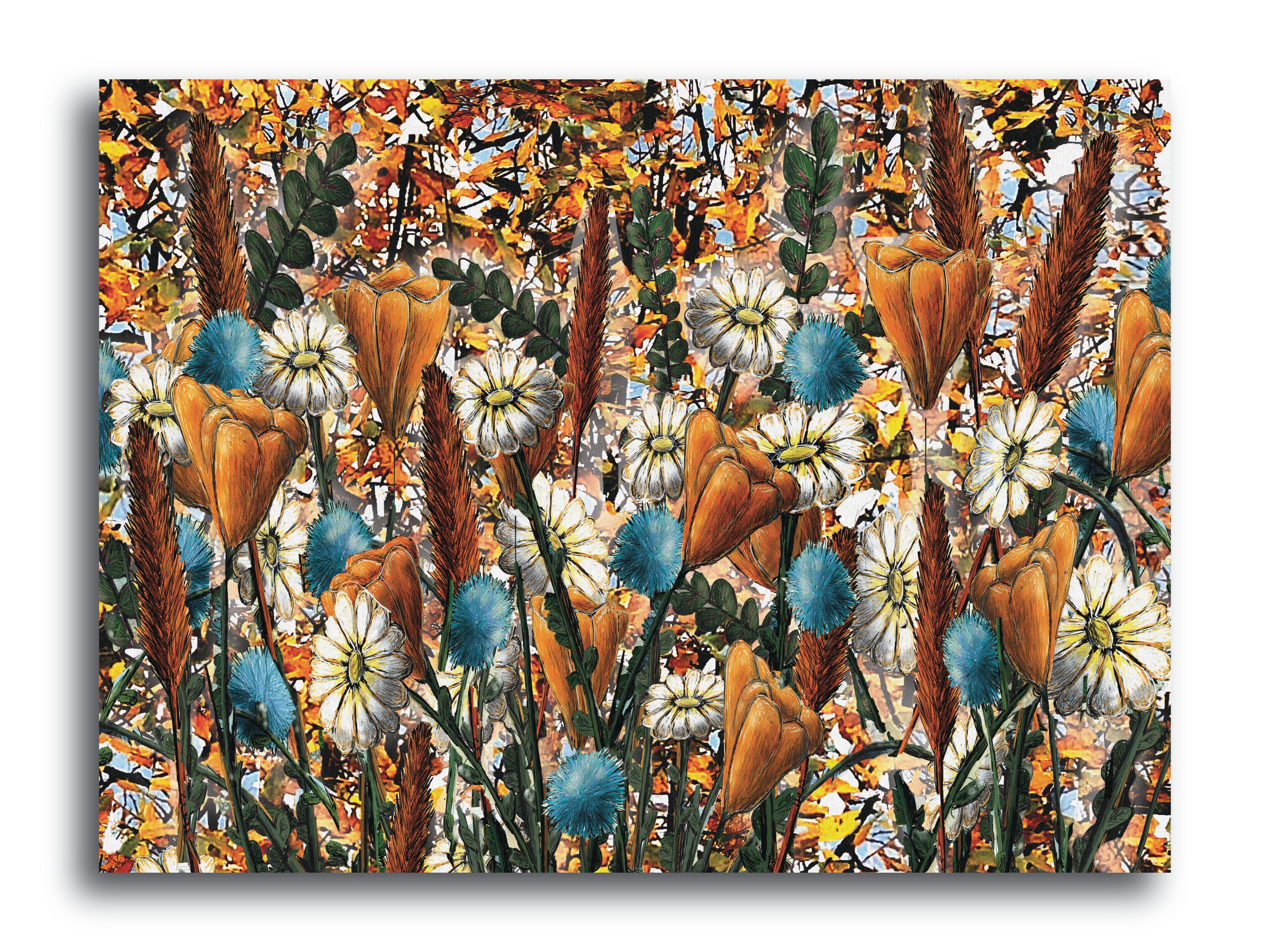 'Pollack Flowers' Print - by Taylor Clinton