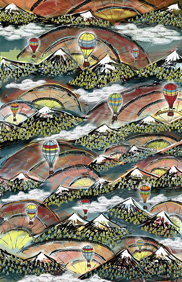 'Rainbow Valley' Print - by Taylor Clinton