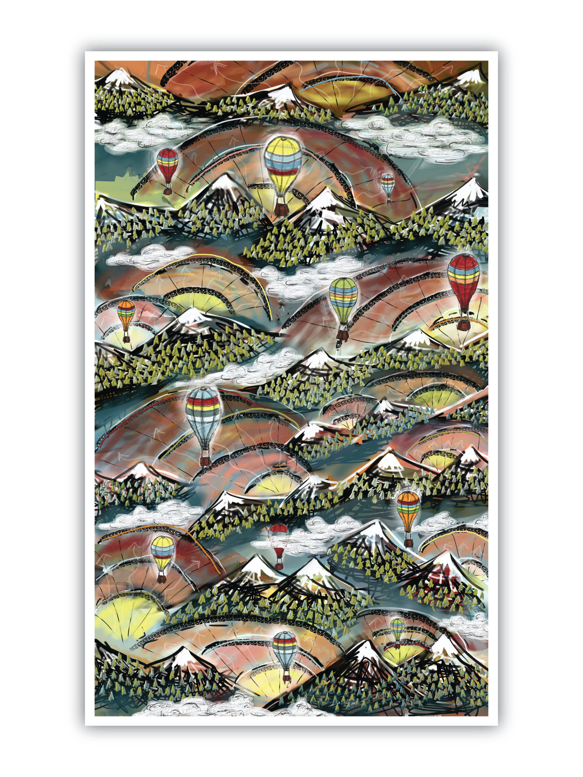 'Rainbow Valley' Print - by Taylor Clinton