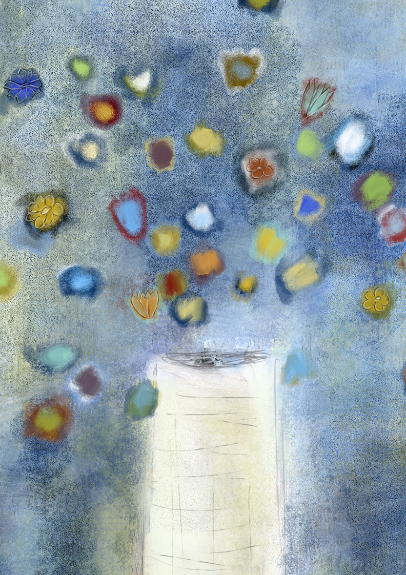 'Soft Flowers', Print - by Taylor Clinton