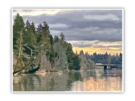 'Sunset Bay', Print - by Taylor Clinton