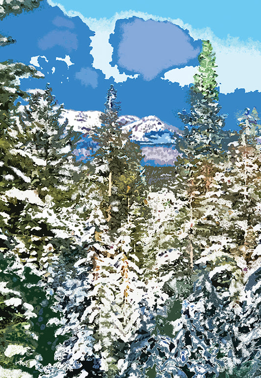 'Tahoe Tree Tops', Print - by Taylor Clinton