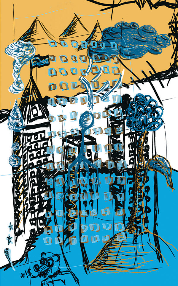 'Barbaria's Fallen City' Print - by Taylor Clinton
