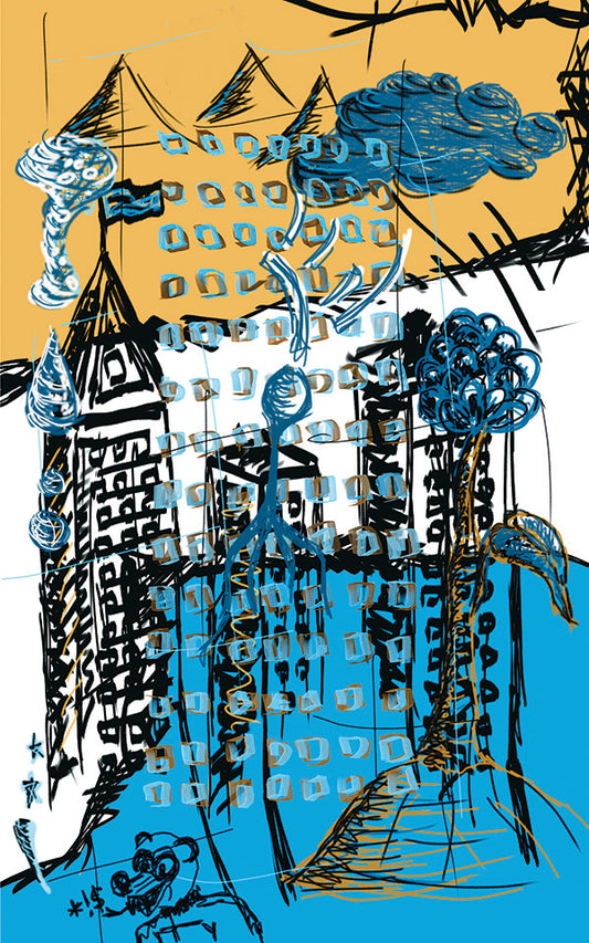 'Barbaria's Fallen City' Print - by Taylor Clinton