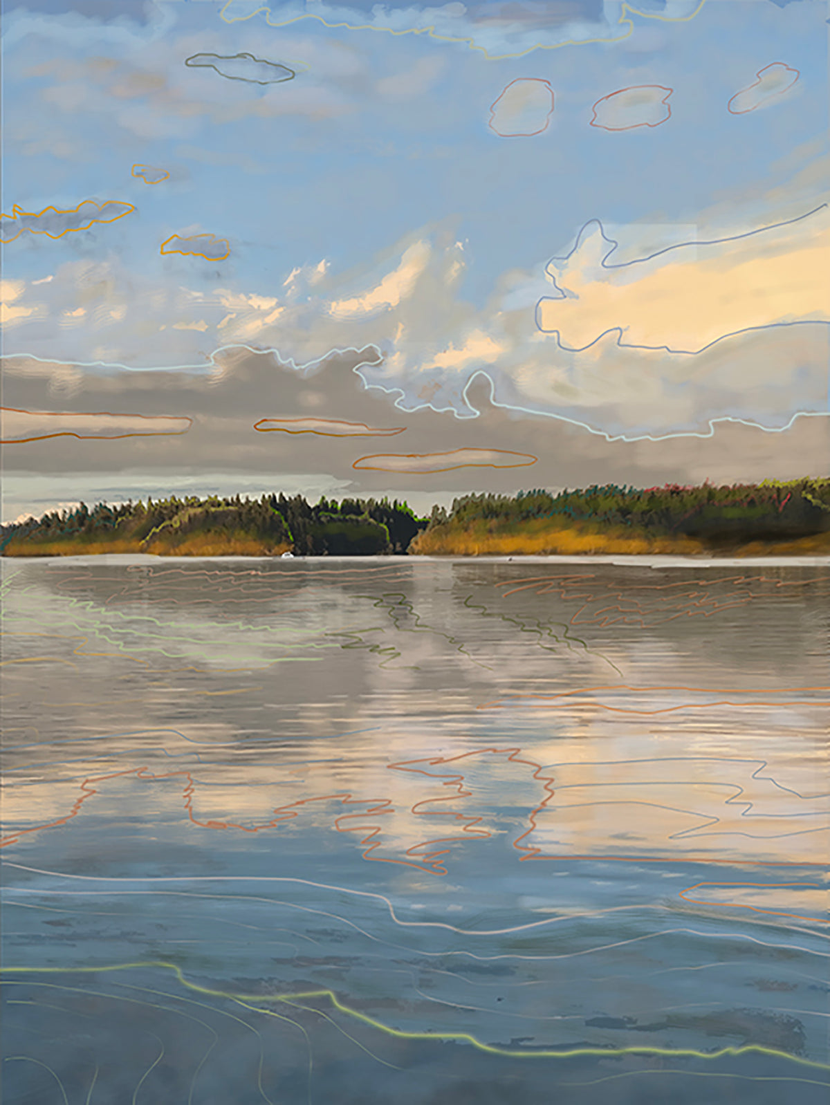 'Peaceful Puget Sound' Print - by Taylor Clinton