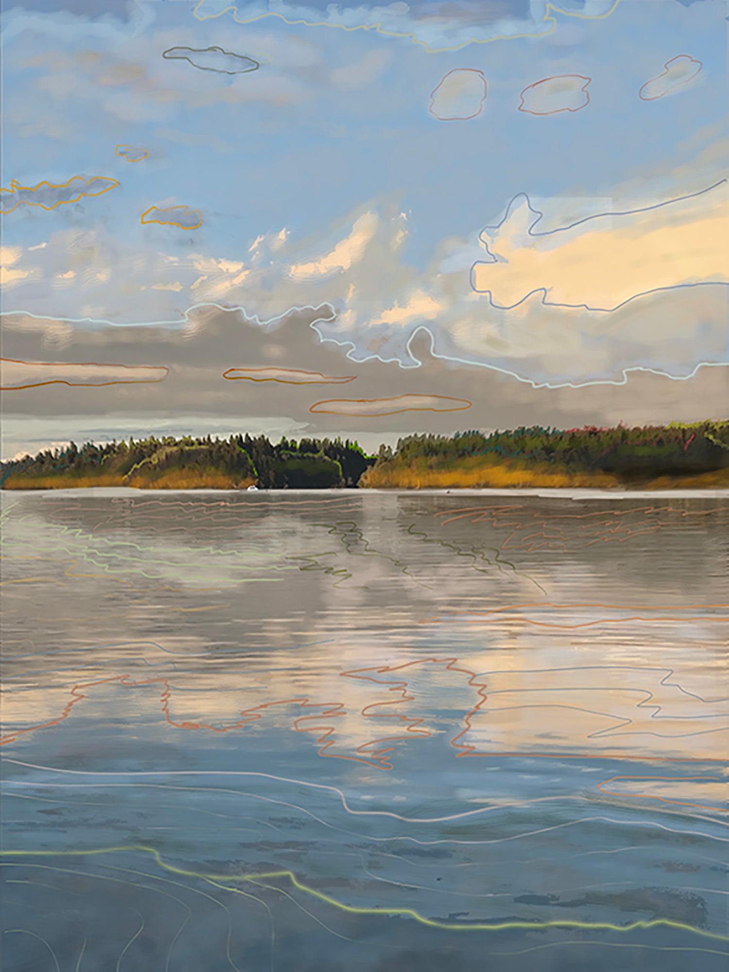 'Peaceful Puget Sound' Print - by Taylor Clinton