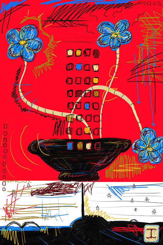 'Red Room' Print - by Taylor Clinton